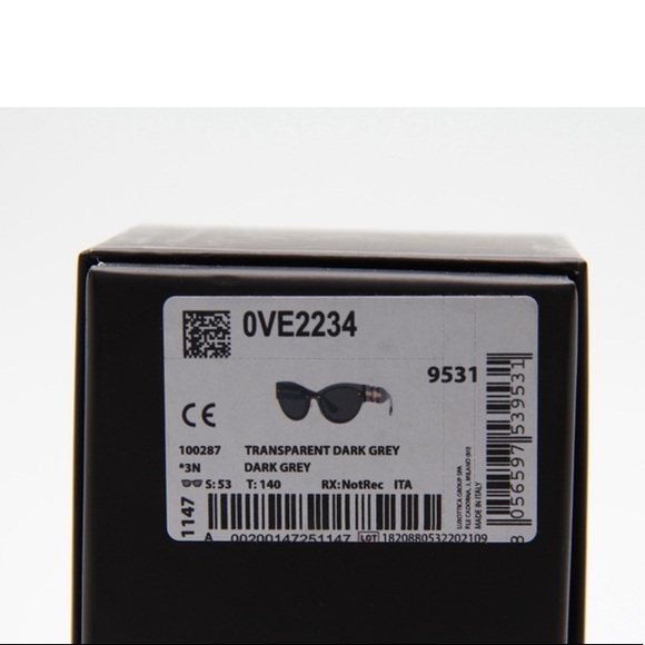 NEW VERSACE VE2234 1002/87 SUNGLASSES VERSACE MEDUSA VE 2234 GREY - Picture 10 of 12